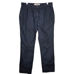 Mountain Khakis Poplin Pants Mens 36x36 Slim Fit Navy Blue Hiking Outdoor Tall